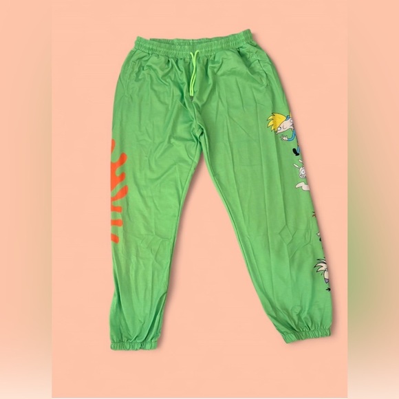 Women’s Neon Orange 🧡Slime Joggers w/ Graphic Design Size XXL ~ NEW, NEVER WORN - Picture 8 of 14